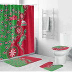 South Sydney Rabbitohs NAIDOC Week 2026 Bathroom Set Aboriginal Lizard Dot Painting - 50 Years of Deadly