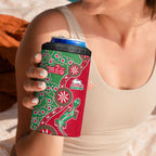 South Sydney Rabbitohs NAIDOC Week 2026 4 in 1 Can Cooler Tumbler Aboriginal Lizard Dot Painting - 50 Years of Deadly
