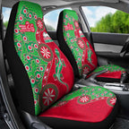 South Sydney Rabbitohs NAIDOC Week 2026 Car Seat Cover Aboriginal Lizard Dot Painting - 50 Years of Deadly
