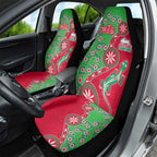South Sydney Rabbitohs NAIDOC Week 2026 Car Seat Cover Aboriginal Lizard Dot Painting - 50 Years of Deadly