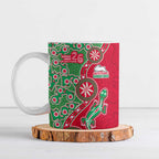 South Sydney Rabbitohs NAIDOC Week 2026 Ceramic Mug Aboriginal Lizard Dot Painting - 50 Years of Deadly