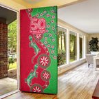 South Sydney Rabbitohs NAIDOC Week 2026 Door Cover Aboriginal Lizard Dot Painting - 50 Years of Deadly
