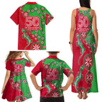South Sydney Rabbitohs NAIDOC Week 2026 Family Matching Tank Maxi Dress and Hawaiian Shirt Aboriginal Lizard Dot Painting - 50 Years of Deadly