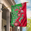 South Sydney Rabbitohs NAIDOC Week 2026 Garden Flag Aboriginal Lizard Dot Painting - 50 Years of Deadly