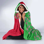 South Sydney Rabbitohs NAIDOC Week 2026 Hooded Blanket Aboriginal Lizard Dot Painting - 50 Years of Deadly