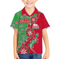South Sydney Rabbitohs NAIDOC Week 2026 Kid Hawaiian Shirt Aboriginal Lizard Dot Painting - 50 Years of Deadly