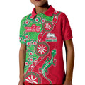 South Sydney Rabbitohs NAIDOC Week 2026 Kid Polo Shirt Aboriginal Lizard Dot Painting - 50 Years of Deadly