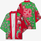 South Sydney Rabbitohs NAIDOC Week 2026 Kimono Aboriginal Lizard Dot Painting - 50 Years of Deadly