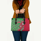 South Sydney Rabbitohs NAIDOC Week 2026 Leather Bag Aboriginal Lizard Dot Painting - 50 Years of Deadly