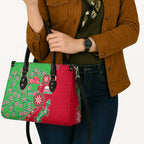 South Sydney Rabbitohs NAIDOC Week 2026 Leather Bag Aboriginal Lizard Dot Painting - 50 Years of Deadly