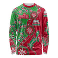 South Sydney Rabbitohs NAIDOC Week 2026 Long Sleeve Shirt Aboriginal Lizard Dot Painting - 50 Years of Deadly