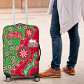 South Sydney Rabbitohs NAIDOC Week 2026 Luggage Cover Aboriginal Lizard Dot Painting - 50 Years of Deadly
