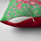 South Sydney Rabbitohs NAIDOC Week 2026 Pillow Cover Aboriginal Lizard Dot Painting - 50 Years of Deadly