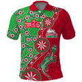 South Sydney Rabbitohs NAIDOC Week 2026 Polo Shirt Aboriginal Lizard Dot Painting - 50 Years of Deadly