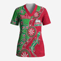 South Sydney Rabbitohs NAIDOC Week 2026 Scrub Top Aboriginal Lizard Dot Painting - 50 Years of Deadly