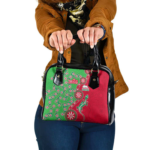 South Sydney Rabbitohs NAIDOC Week 2026 Shoulder Handbag Aboriginal Lizard Dot Painting - 50 Years of Deadly