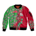 South Sydney Rabbitohs NAIDOC Week 2026 Sleeve Zip Bomber Jacket Aboriginal Lizard Dot Painting - 50 Years of Deadly