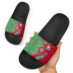 South Sydney Rabbitohs NAIDOC Week 2026 Slide Sandals Aboriginal Lizard Dot Painting - 50 Years of Deadly