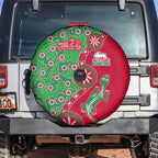 South Sydney Rabbitohs NAIDOC Week 2026 Spare Tire Cover Aboriginal Lizard Dot Painting - 50 Years of Deadly