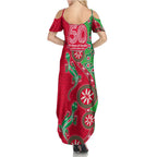 South Sydney Rabbitohs NAIDOC Week 2026 Summer Maxi Dress Aboriginal Lizard Dot Painting - 50 Years of Deadly