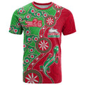 South Sydney Rabbitohs NAIDOC Week 2026 T Shirt Aboriginal Lizard Dot Painting - 50 Years of Deadly