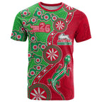 South Sydney Rabbitohs NAIDOC Week 2026 T Shirt Aboriginal Lizard Dot Painting - 50 Years of Deadly