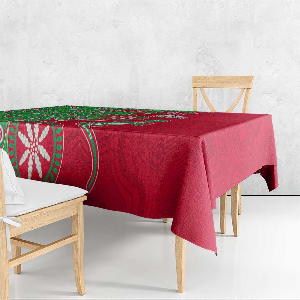 South Sydney Rabbitohs NAIDOC Week 2026 Tablecloth Aboriginal Lizard Dot Painting - 50 Years of Deadly