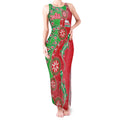 South Sydney Rabbitohs NAIDOC Week 2026 Tank Maxi Dress Aboriginal Lizard Dot Painting - 50 Years of Deadly