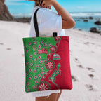 South Sydney Rabbitohs NAIDOC Week 2026 Tote Bag Aboriginal Lizard Dot Painting - 50 Years of Deadly