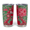 South Sydney Rabbitohs NAIDOC Week 2026 Tumbler Cup Aboriginal Lizard Dot Painting - 50 Years of Deadly