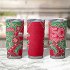 South Sydney Rabbitohs NAIDOC Week 2026 Tumbler Cup Aboriginal Lizard Dot Painting - 50 Years of Deadly