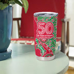 South Sydney Rabbitohs NAIDOC Week 2026 Tumbler Cup Aboriginal Lizard Dot Painting - 50 Years of Deadly