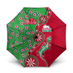 South Sydney Rabbitohs NAIDOC Week 2026 Umbrella Aboriginal Lizard Dot Painting - 50 Years of Deadly