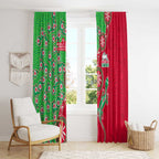 South Sydney Rabbitohs NAIDOC Week 2026 Window Curtain Aboriginal Lizard Dot Painting - 50 Years of Deadly