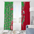South Sydney Rabbitohs NAIDOC Week 2026 Window Curtain Aboriginal Lizard Dot Painting - 50 Years of Deadly