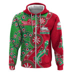 South Sydney Rabbitohs NAIDOC Week 2026 Zip Hoodie Aboriginal Lizard Dot Painting - 50 Years of Deadly