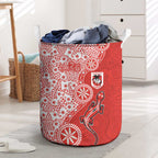 St George Illawarra Dragons NAIDOC Week 2026 Laundry Basket Aboriginal Lizard Dot Painting - 50 Years of Deadly