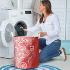 St George Illawarra Dragons NAIDOC Week 2026 Laundry Basket Aboriginal Lizard Dot Painting - 50 Years of Deadly