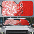St George Illawarra Dragons NAIDOC Week 2026 Auto Sun Shade Aboriginal Lizard Dot Painting - 50 Years of Deadly