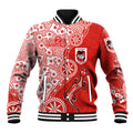 St George Illawarra Dragons NAIDOC Week 2026 Baseball Jacket Aboriginal Lizard Dot Painting - 50 Years of Deadly