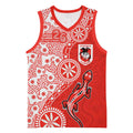 St George Illawarra Dragons NAIDOC Week 2026 Basketball Jersey Aboriginal Lizard Dot Painting - 50 Years of Deadly
