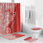 St George Illawarra Dragons NAIDOC Week 2026 Bathroom Set Aboriginal Lizard Dot Painting - 50 Years of Deadly