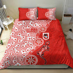 St George Illawarra Dragons NAIDOC Week 2026 Bedding Set Aboriginal Lizard Dot Painting - 50 Years of Deadly