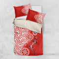 St George Illawarra Dragons NAIDOC Week 2026 Bedding Set Aboriginal Lizard Dot Painting - 50 Years of Deadly