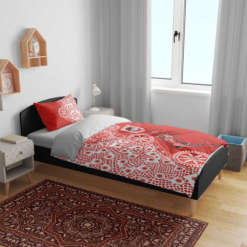 St George Illawarra Dragons NAIDOC Week 2026 Bedding Set Aboriginal Lizard Dot Painting - 50 Years of Deadly