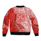 St George Illawarra Dragons NAIDOC Week 2026 Bomber Jacket Aboriginal Lizard Dot Painting - 50 Years of Deadly