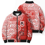 St George Illawarra Dragons NAIDOC Week 2026 Bomber Puffer Jacket Aboriginal Lizard Dot Painting - 50 Years of Deadly