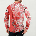 St George Illawarra Dragons NAIDOC Week 2026 Button Sweatshirt Aboriginal Lizard Dot Painting - 50 Years of Deadly