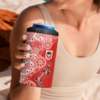 St George Illawarra Dragons NAIDOC Week 2026 4 in 1 Can Cooler Tumbler Aboriginal Lizard Dot Painting - 50 Years of Deadly