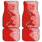 St George Illawarra Dragons NAIDOC Week 2026 Car Mats Aboriginal Lizard Dot Painting - 50 Years of Deadly